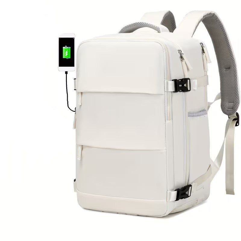 Mochila de viaje con puerto de carga   40x30x20